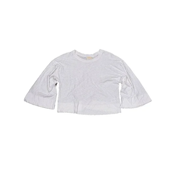 Nation LTD Tee in Thick Y2K Top Jersey in White Small A004068 - Picture 8 of 8